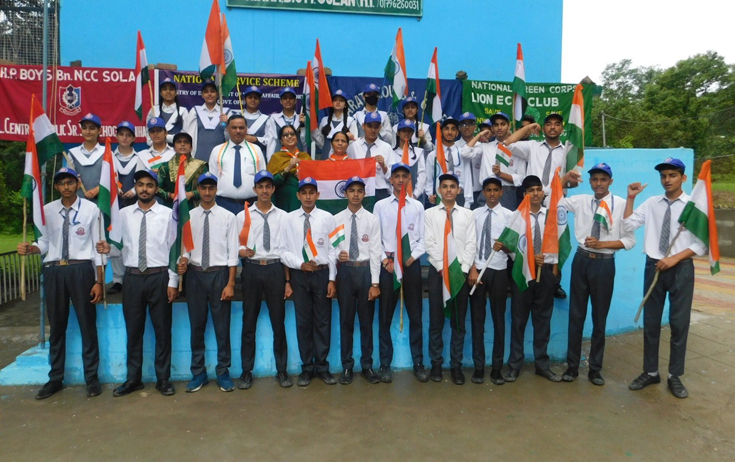 Independance Day Celebration by NSS Volunteers